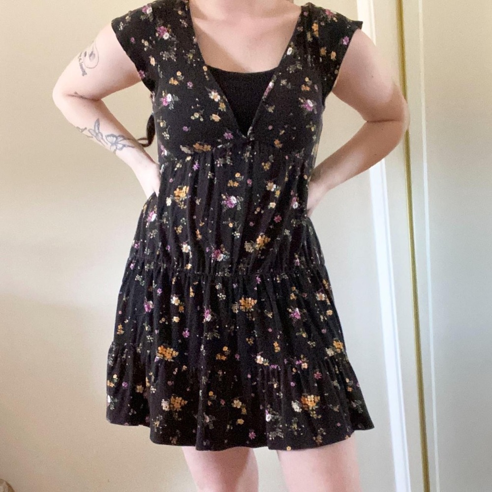 floral flowy dress